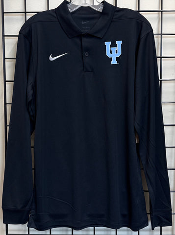 NIKE Victory Solid LS Polo - Black