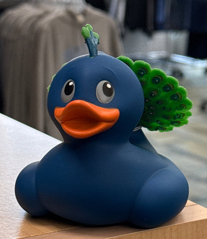Rubber “Peacock” Duck