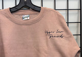 MV Sport Vintage Fleece Ladies Crewneck