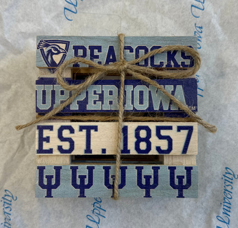 Peacock Pallet Coasters