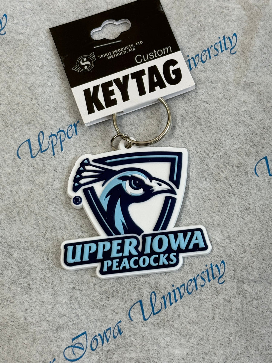 Iowa Keychain Keychain - PVC Custom Shield – Upper Iowa University - Campus Store