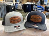 CH Richardson Trucker Hat with Leather Patch