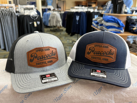 CH Richardson Trucker Hat with Leather Patch