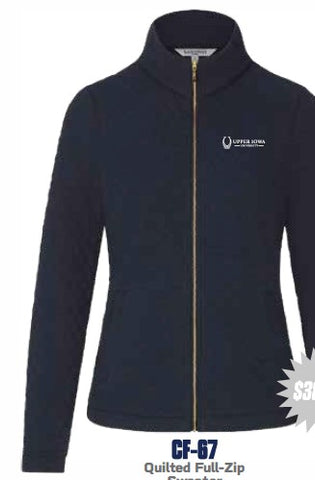 CH EMP Ladies Quilted Full-Zip Sweater CF67